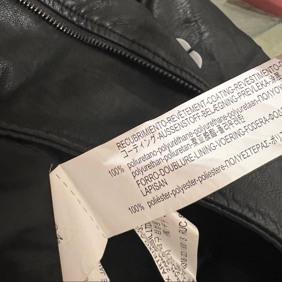 Zara Faux Leather Pin Jacket - Picture 13 of 13